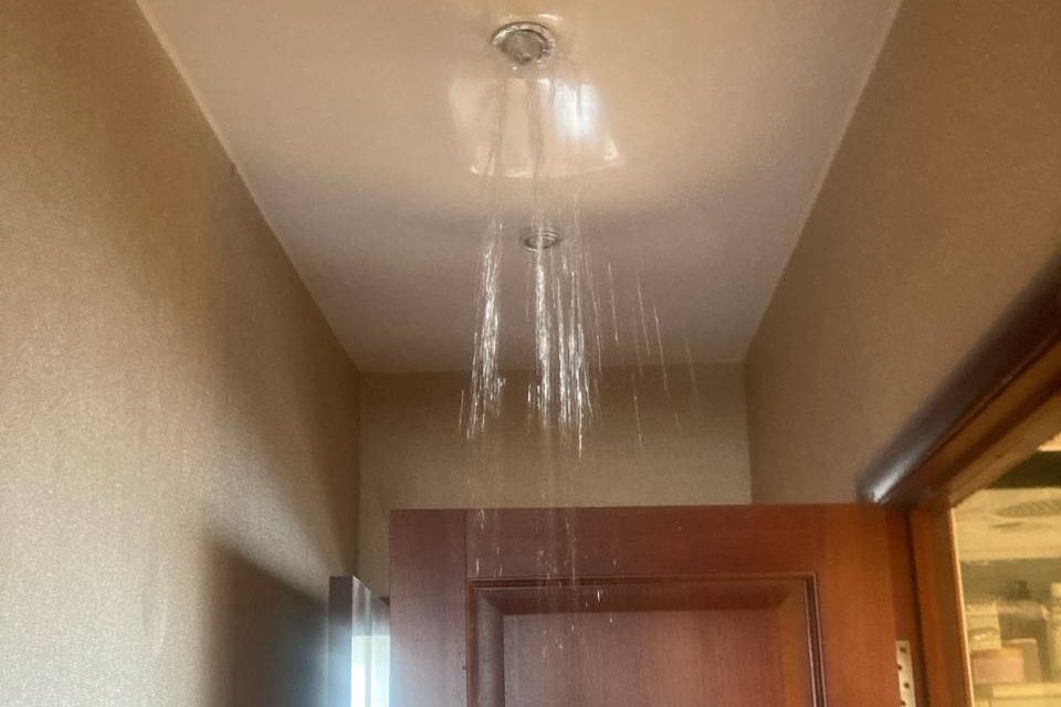 Оценка ущерба после залива